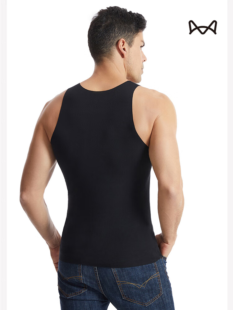 MiiOW Modal Men's Tank Top, Lightweight Summer Undershirt, Athletic Sleeveless Vest, Quick-Dry Seamless Underwear for Me 22