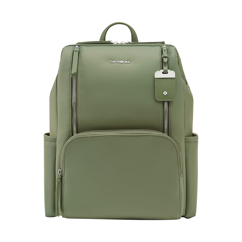 Xinxiuli Trendy Women's Backpack, Laptop Bag, School Bag TL3, Dark Green, Birthday Gift for Girlfriend