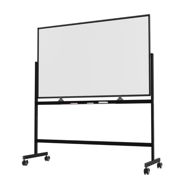 BBNEW Premium Whiteboard Stand with One-Touch Flip, 150*90cm H-Shaped Frame, Movable Double-Sided Magnetic Writing Board for Office Meetings, Home Use, Teaching, Children's Blackboard NEWO