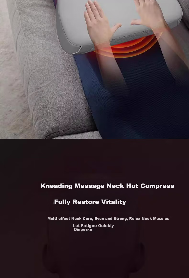 Lenovo [Mid-Autumn Festival Gift] Shoulder And Neck Massager, Cervical Spine Massager, Shoulder Trapezius Waist Back Full Body Kneading Neck Automatic Waist Massager for Parents, Men And Women Holiday Gift 7