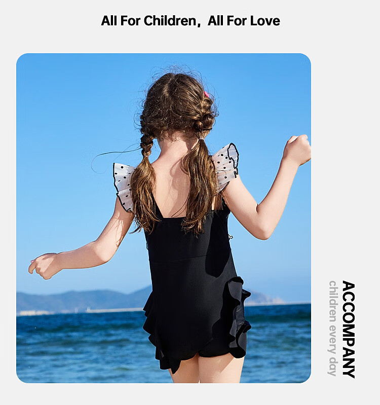 ASK JUNIOR Kids Swimsuit with Swim Cap Summer Girls' One-Piece Polka Dot Swim Dress for Beach Vacation 8