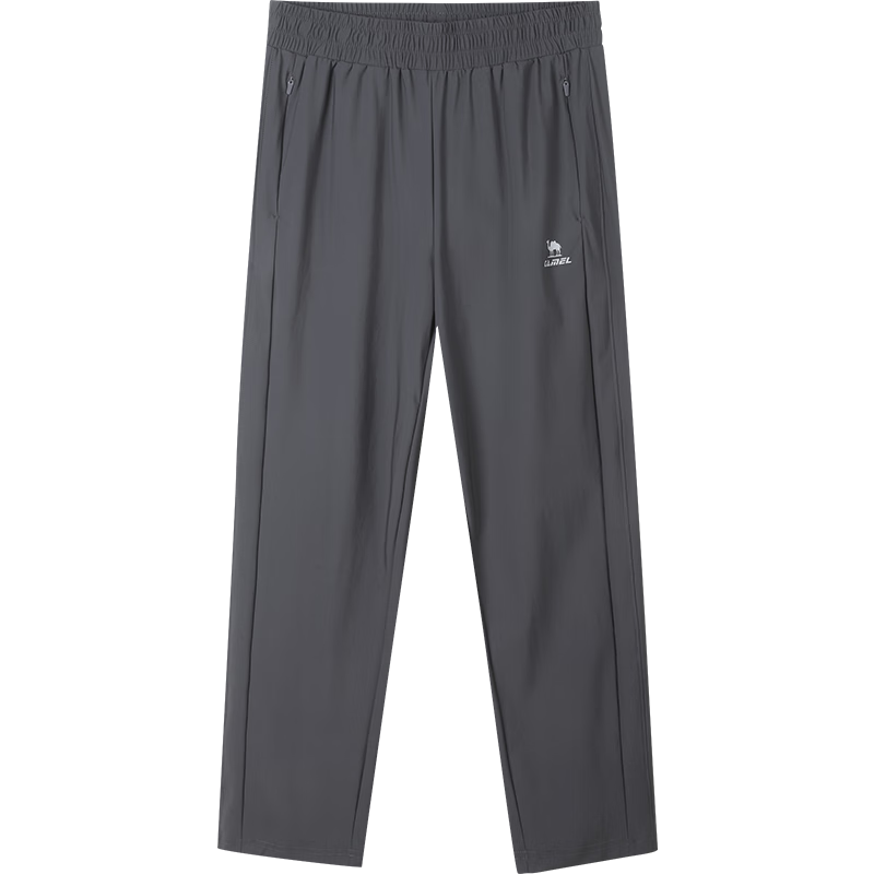 CAMEL Ice Silk Casual Pants for Women, New Summer Style Loose Straight-Leg Sun Protection Quick-Dry Long Trousers Running Sports Pants