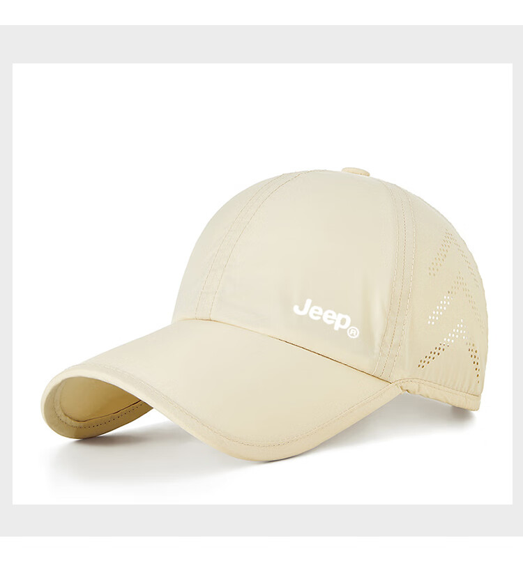 JEEP Baseball Cap for Men And Women, Summer Mesh Quick-Dry Sun Hat, Sports Casual Hiking Visor Cap 23