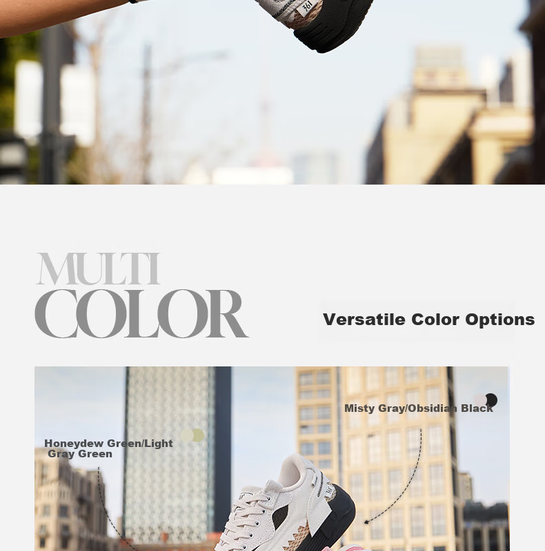 361° Women's Canvas Shoes, Spring And Summer Casual Breathable Flat Shoes, Low-Top Versatile Sneakers, 682526604-3 3