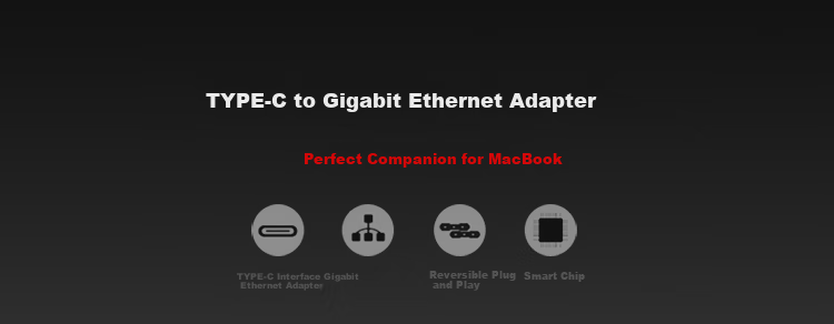 BIAZE Ethernet Adapter, Type-C to RJ45 Network Port, USB-C to Wired 100Mbps Network Card, Plug-And Ethernet Port Converter, Compatible with Apple Laptops Macbook ZH18-PC 1