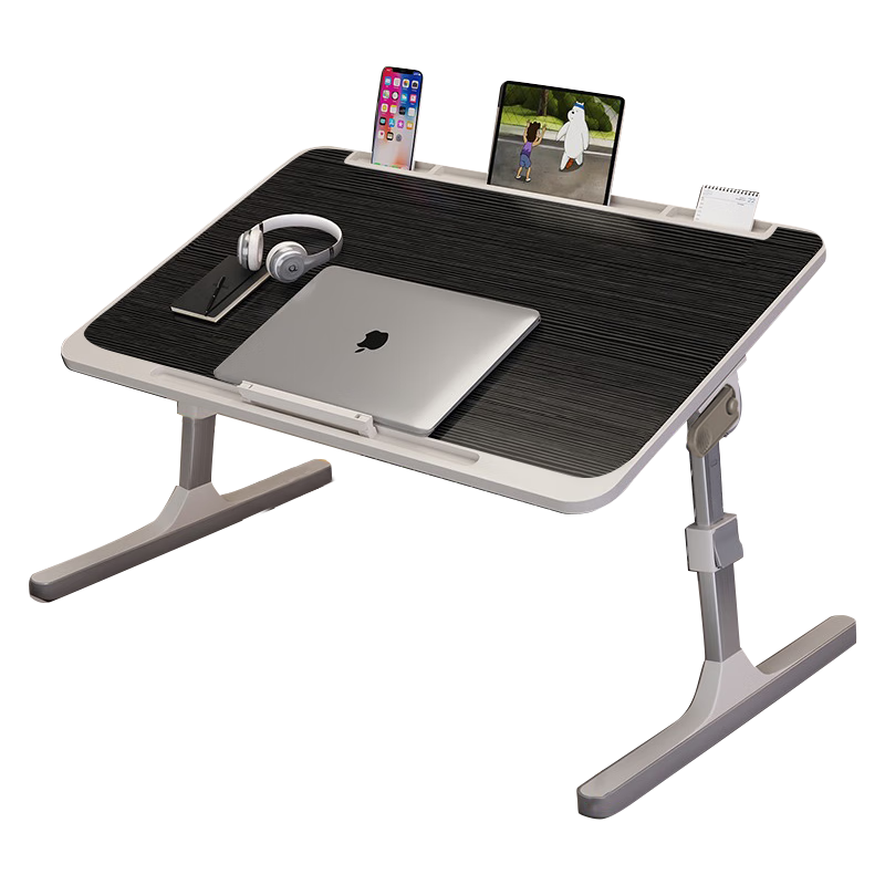 Jiuqiangu Foldable Adjustable Bed Table for Home Office, Bedroom Writing Desk, Student Desk, Computer Desk 8188