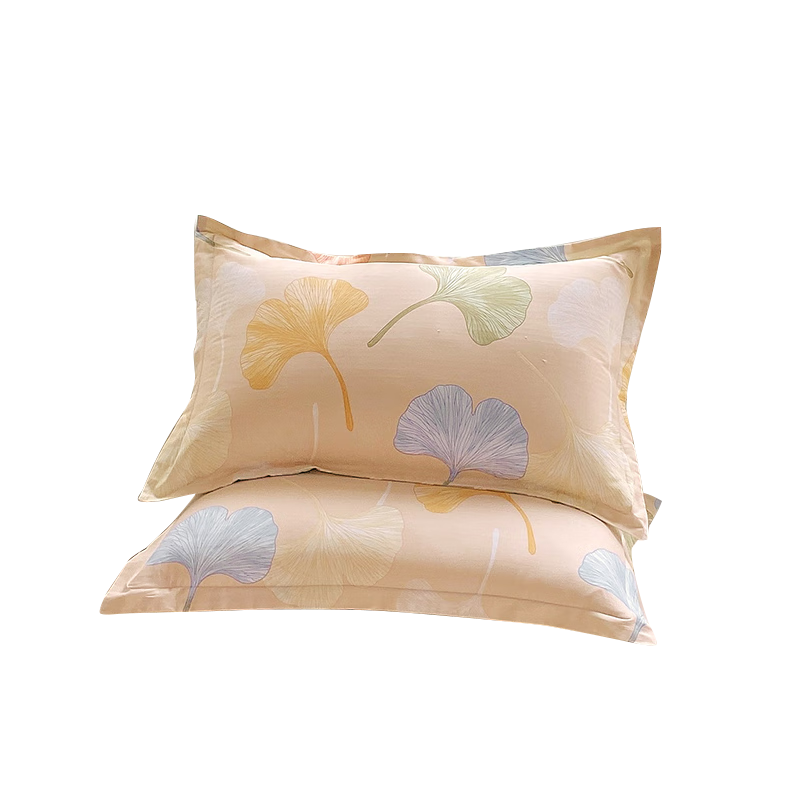 Hengyuanxiang Pure Cotton Pillowcase, Single Piece, Printed Pillow Cover for Single Bed, Student Dormitory And Home Use, 48*74cm