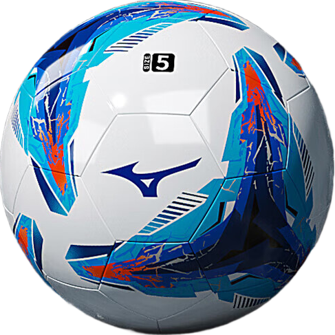 MIZUNO Soccer Ball for Children, Size 4, Beginner's Ball for Elementary School Students' Physical Education Class, Specialized Ball for Middle School Entrance Exam, World Cup Professional Competition Training B01 Blue