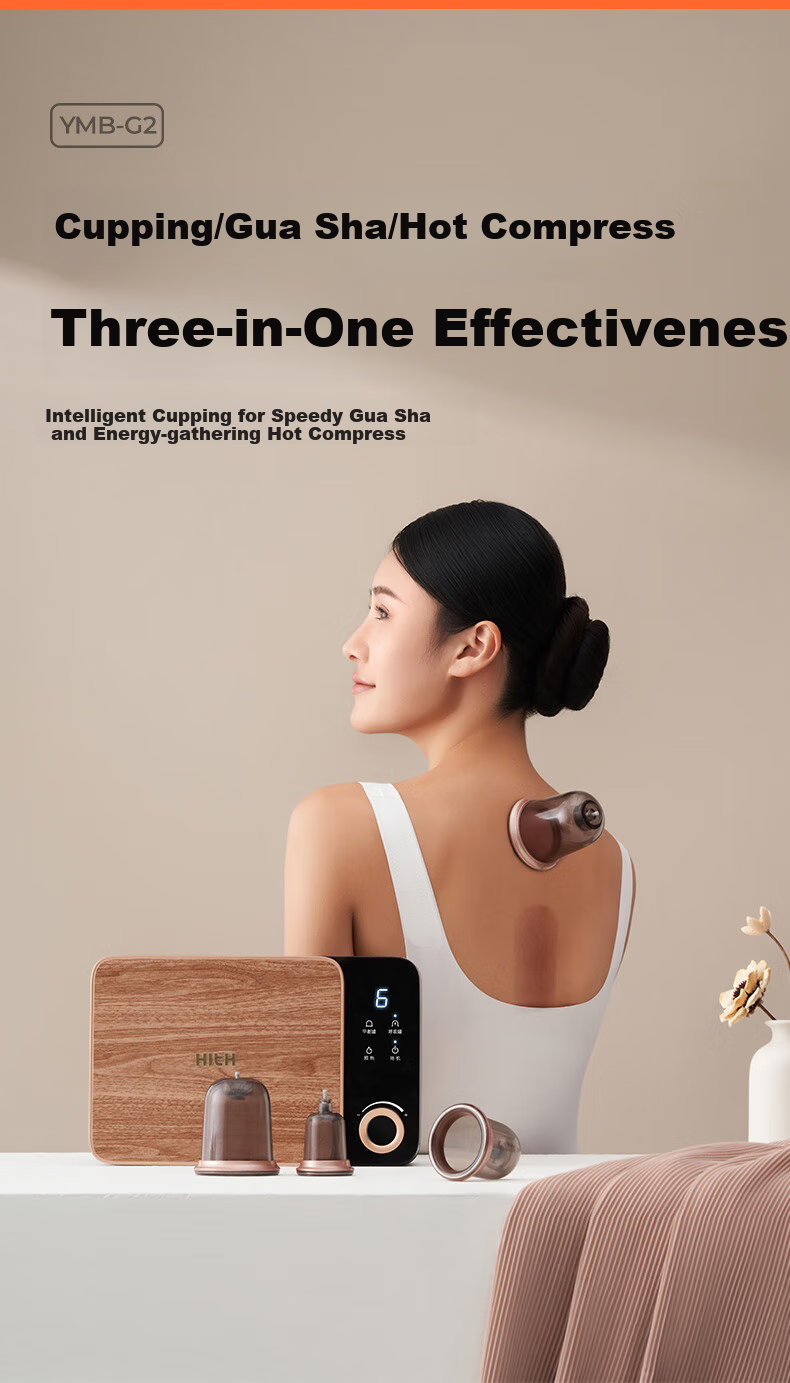 HITH Xingman Intelligent Cupping Device, Home-Use Gua Sha Instrument, Electric Gua Sha Machine, Negative Pressure Leg And Back Meridian Dredging All-In Smart Device for Whole Body, Gift for Elders And Parents - G2 2