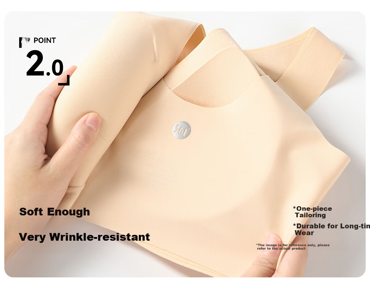 361° Seamless Bra for Women, 2025 New Style, Push-Up for Small Breasts, Side Support, Invisible, Anti-Sagging Brassiere, Ink Black 16