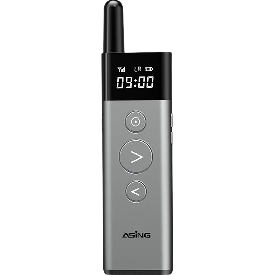 ASiNG A10 Large Conference Room 300-Meter Wall-Penetrating Remote Control PPT Page-Turning Pen, Presentation Pointer, LED Screen Laser Pointer, Spotlight Magnifier, Green Dual Laser with USB Drive