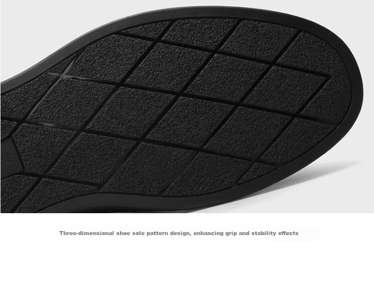 Goldlion Men's Business Casual Shoes Perforated Breathable Sandals Comfortable Durable Leather Shoes G508320203AAD Black Size 44 7