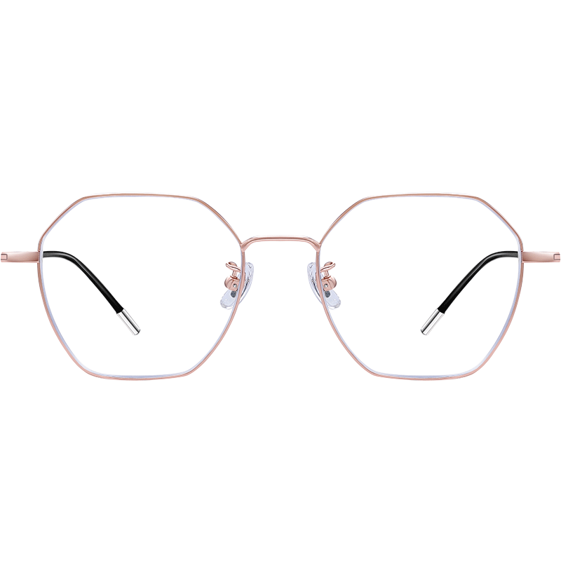 LOHO Ultra-Light 6g Beta Titanium Pure Titanium Eyeglass Frames for Women, Anti-Blue Light Radiation, Prescription Available, Zeiss Lenses, Anti-Fatigue for Me