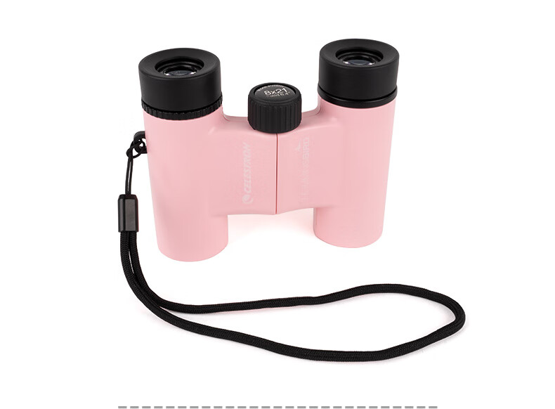 Celestron Hummingbird 8X21 High-Definition High-Power Large Eyepiece Wide-Field Portable Binoculars Smartphone Telescope Concert Cherry Blossom Pink 1