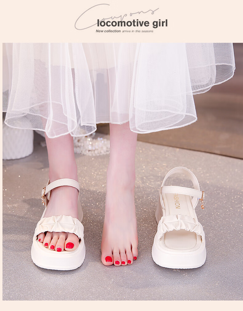 CARTELO Women's Roman Style Sandals Summer Chunky Heel Fashion Outdoor Beach Shoes 1594 Beige Size 40 9