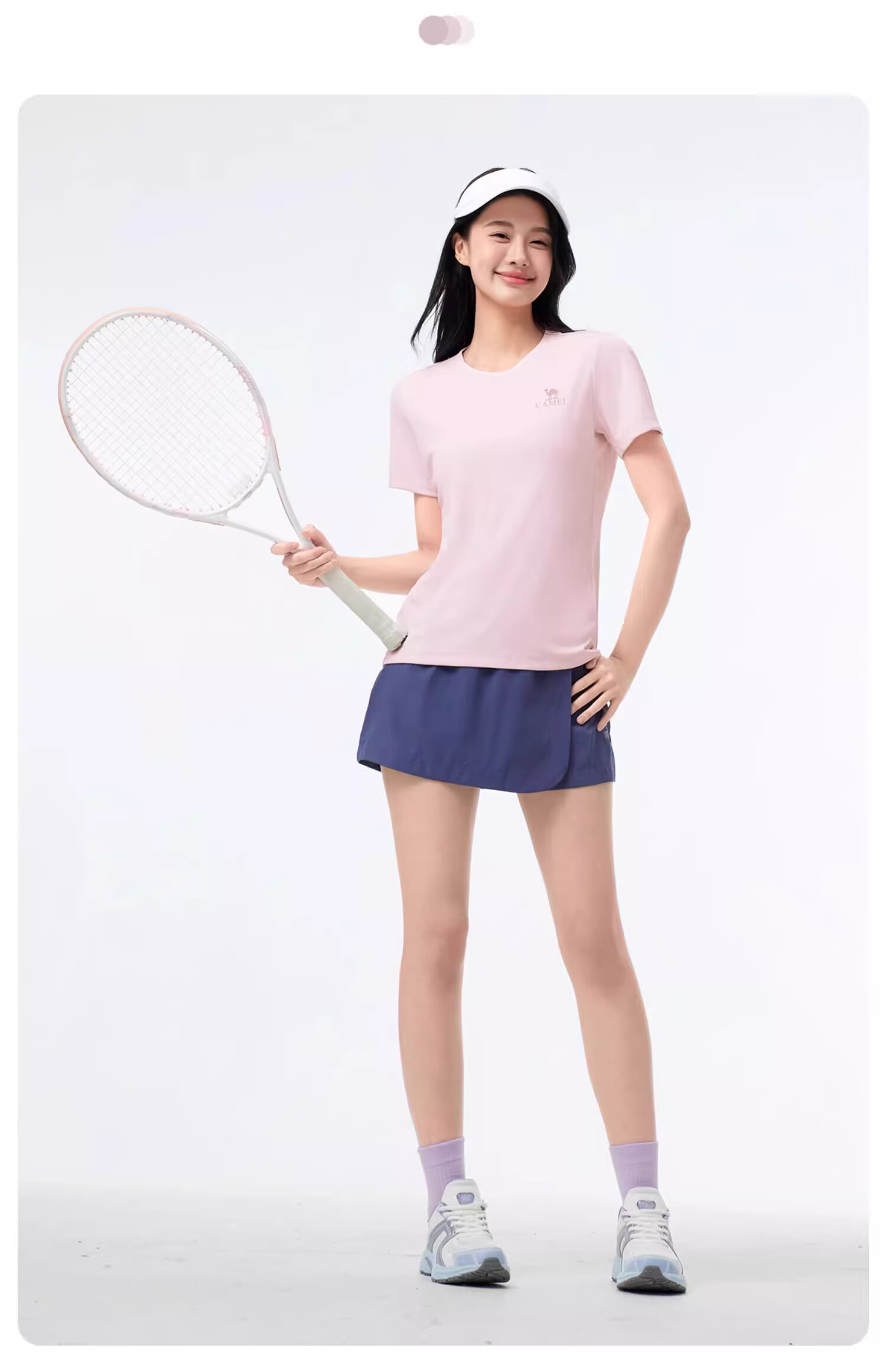 CAMEL Men's T-Shirt, Versatile Round Neck Short Sleeve, Quick-Dry Breathable Solid Color Top Undershirt Half Sleeve for Women, 1060 S 12