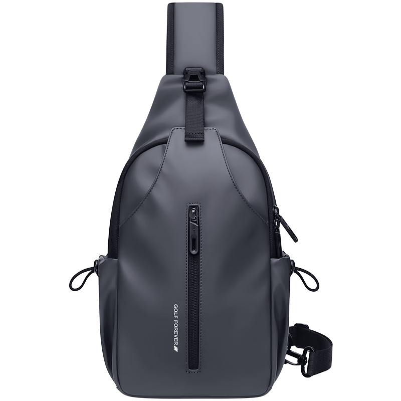 GOLF Chest Bag, Men's Casual Crossbody Bag, Multifunctional Shoulder Bag, Detachable Arm Bag, Sports Water-Resistant IPad And Phone Bag