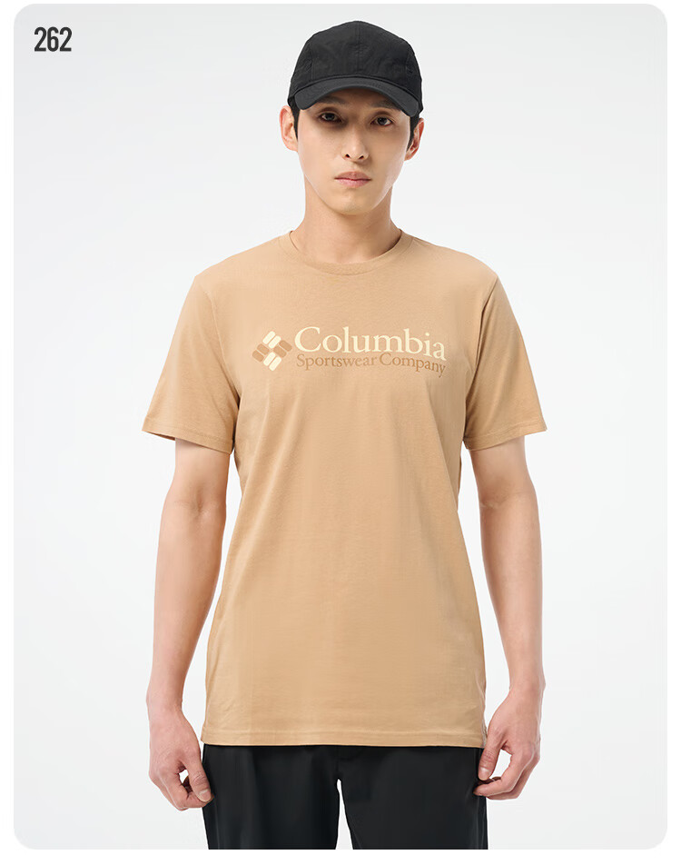 Columbia Men's T-Shirt 26 Spring Summer Outdoor Casual Sports Comfortable Cotton Breathable Short Sleeve AE8963 011 11