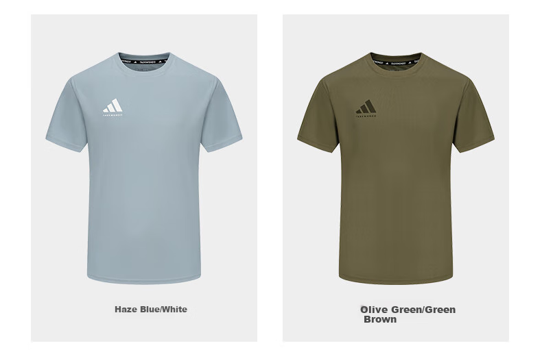 Adidas Men's T-Shirt, Summer Sports Breathable Lightweight Loose Cotton Short Sleeve, Olive Green/green Brown, 2XL 10