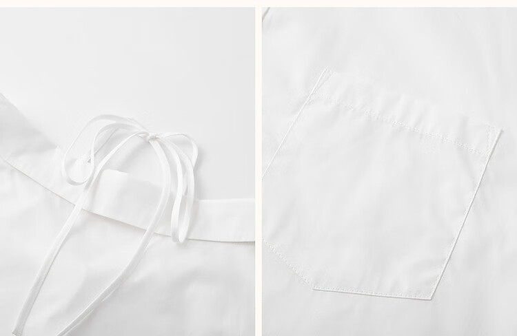 Dme [Pure Cotton Dominant Area] Spring And Autumn Korean-Style Slightly Chubby Pear-Shaped Shirt, Off-Shoulder, Tie-Waist, Concealing Shirt, Women's Top 12