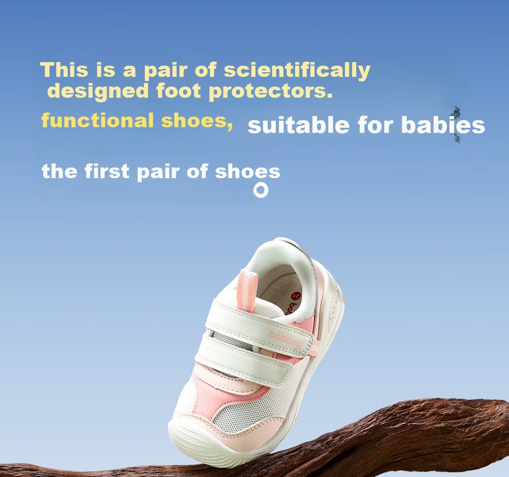 BOBDOG Children's Shoes for Boys And Girls, Toddler Walking Shoes, Spring And Autumn Non-Slip Soft-Soled Functional Shoes for Kids, Infant And Toddler Footwear, Academy Black, Size 20 1