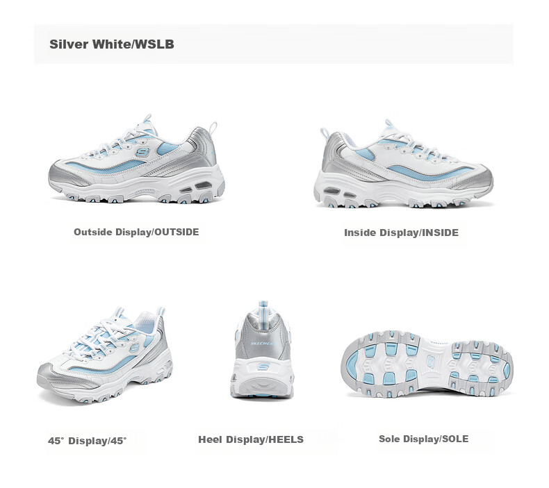 Skechers Women's Shoes, Summer Retro Thick-Soled Dad Shoes, Soft-Bottomed Shock-Absorbing Height-Increasing Panda Shoes, Casual Sneakers, 150246 3
