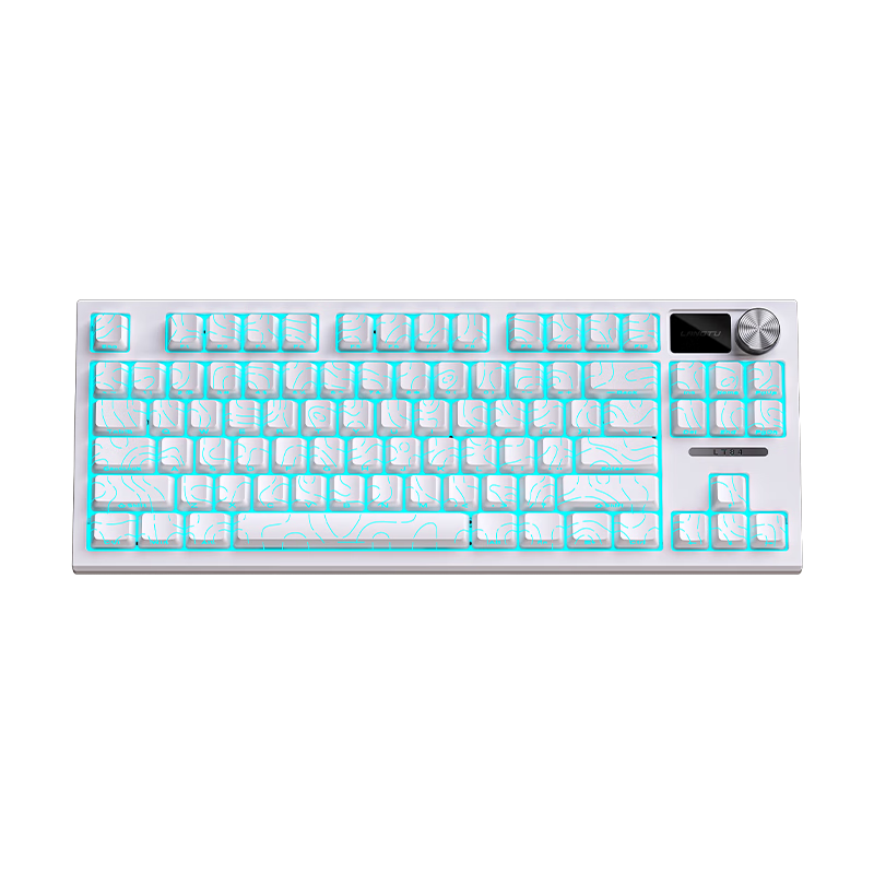 Langtu LT104 Thick Love Mechanical Keyboard Gaming Office Wired Customized Keyboard for Tablet Laptop