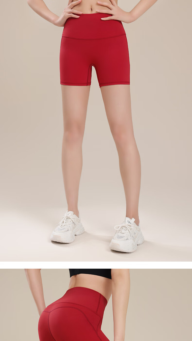 Free Style Women's 3/4 Yoga Pants Summer High-Waist Butt-Lifting Sports Shorts Pilates Training Running Fitness Cycling Pants 10