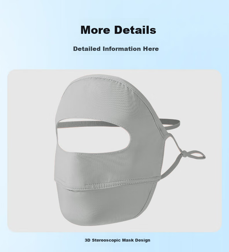 FitonTon Sun Protection Face Mask for Women, Ice Silk Face Shield, Summer UV Protection Mask, Cycling Sunshade, Anti-UV And Heat Protectio 7