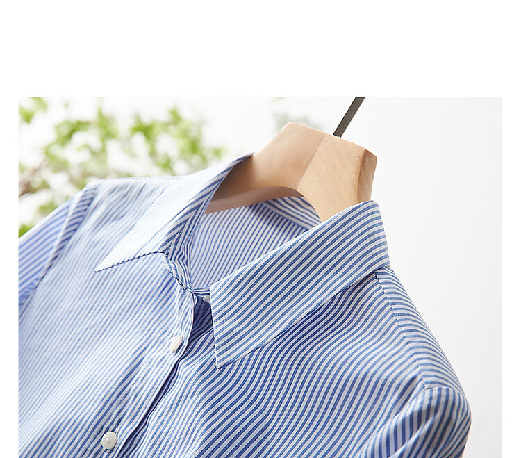 Dme [Career Art Collector] Spring And Autumn Breathable Simple Lapel Shirt, Long-Sleeve Fitted Blouse, Women's Top 23