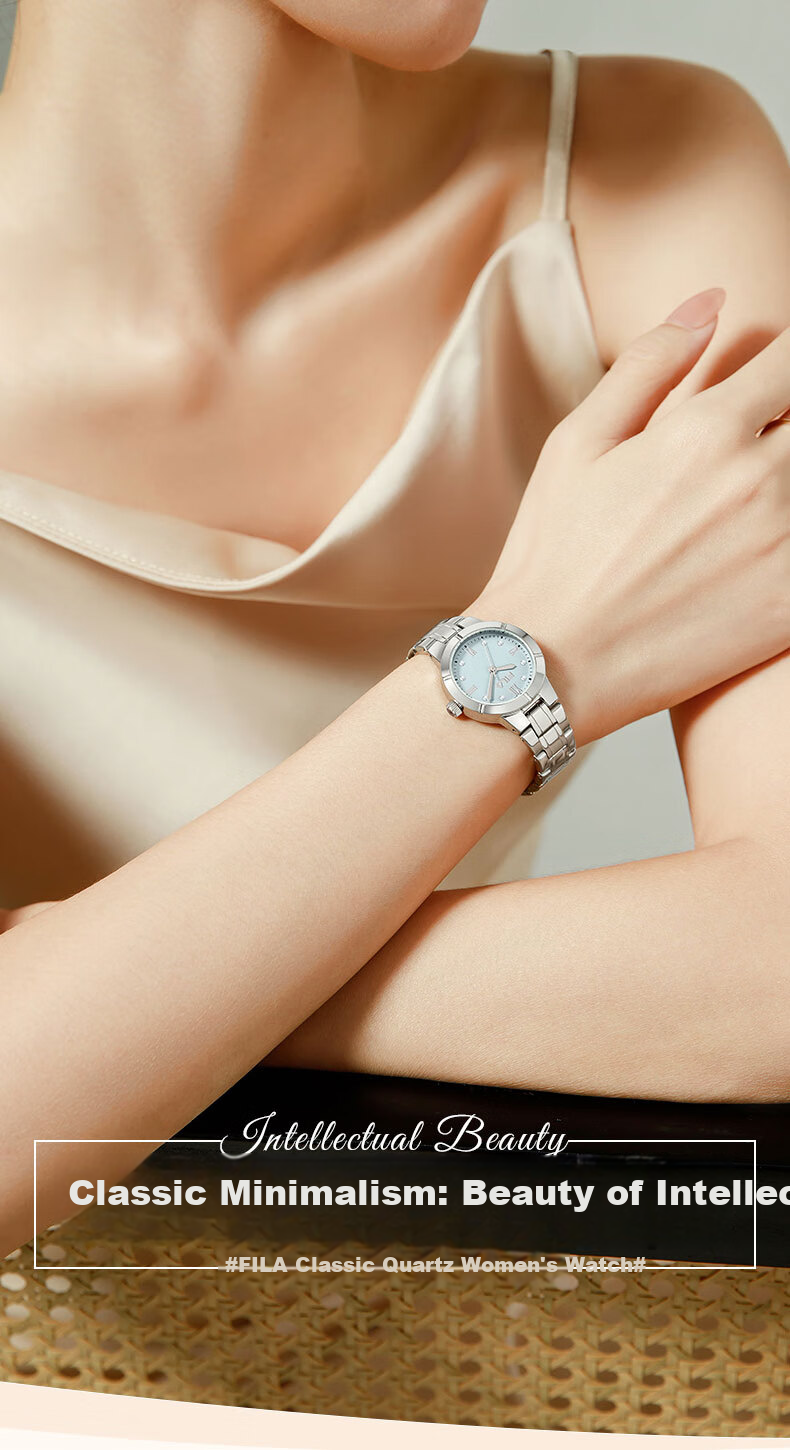 FILA Women's Classic Small Round Watch, Birthday Gift for Girls And Friends, Wristwatch 6601-103F 1