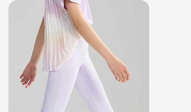ASK JUNIOR Kids Pants Girls Spring Summer Sun Protection Quick-Dry High Elastic Yoga Flared Leggings Sky Blue 170 87