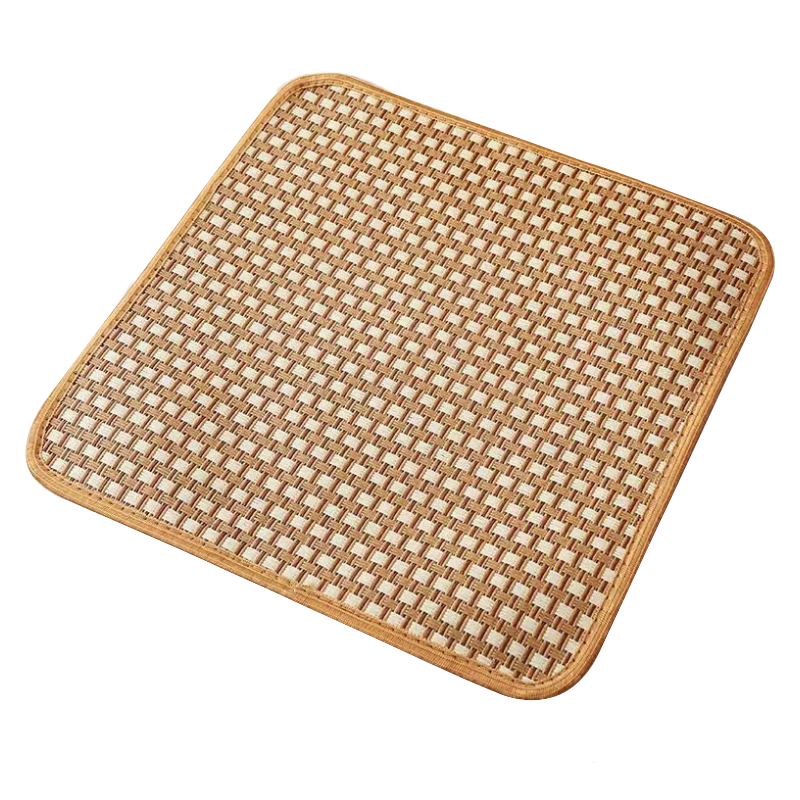 Fan Ye Car Seat Cushion Summer Imitation Rattan Mat Office Long Sitting Breathable Chair Cushion Dining Chair Pad Father's Day Gift