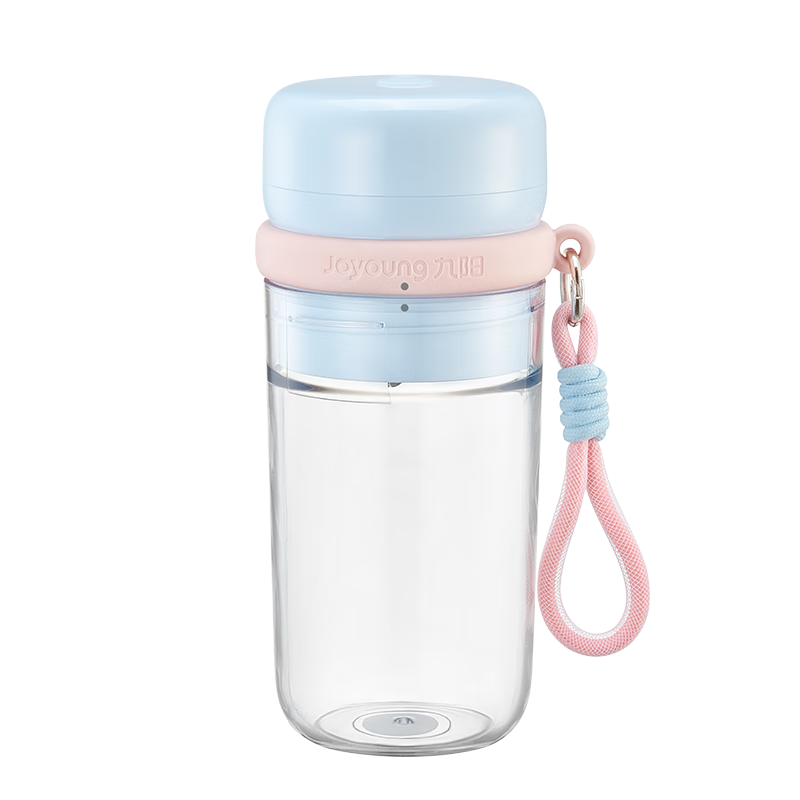 Joyoung Juicer Cup, Fruit And Vegetable Juicing Machine Mixing Cup Baby Food Processor Small Portable Home Electric Multi-Function Automatic Cleaning Quick-Freeze Juice Cup LJ521 Blue