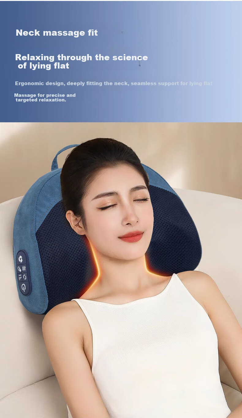 AUX Cervical Spine And Lumbar Massage Pillow GL89 Gift Box Set Shoulder Leg Back Kneading Hot Compress Waist Pain Relief Massage Device Mid-Autumn Festival Gift 5