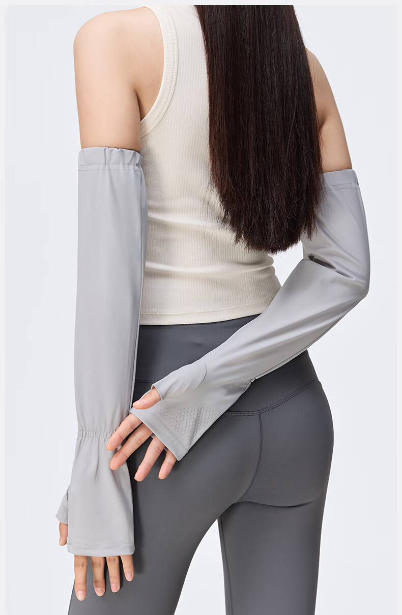MISSION UV Ice Silk Sunscreen Arm Sleeves Women's Cooling UV Protection Loose Fit Sleeve Covers for Summer Driving and Cycling 14
