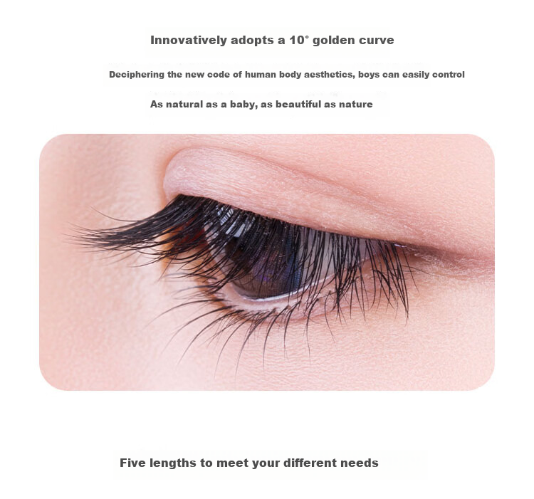 Tseye Natural Baby-Like Curved Self-Grafted Eyelashes, Professional False Lash Store Special, Single Flat Lash Official Versio 4