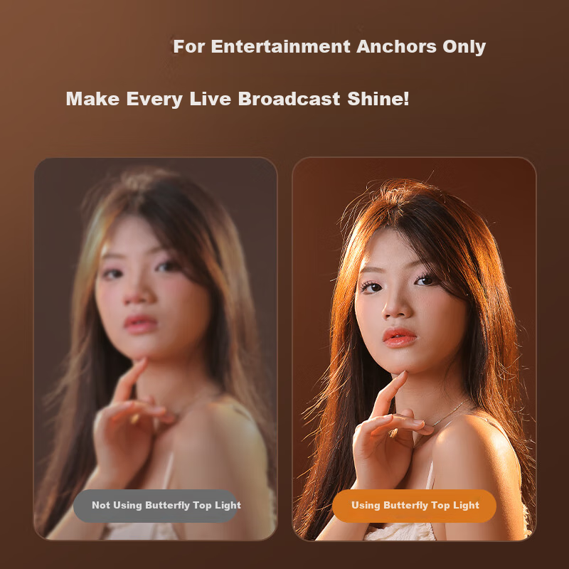 CRENOV Hair Light, Live Streaming Background Atmosphere Light, Live Streaming Fill Light, Host Back Reverse Lighting Contour, Divine Girl Spotlight, Douyin Professional Photography Spotlight, Ceiling Light 2