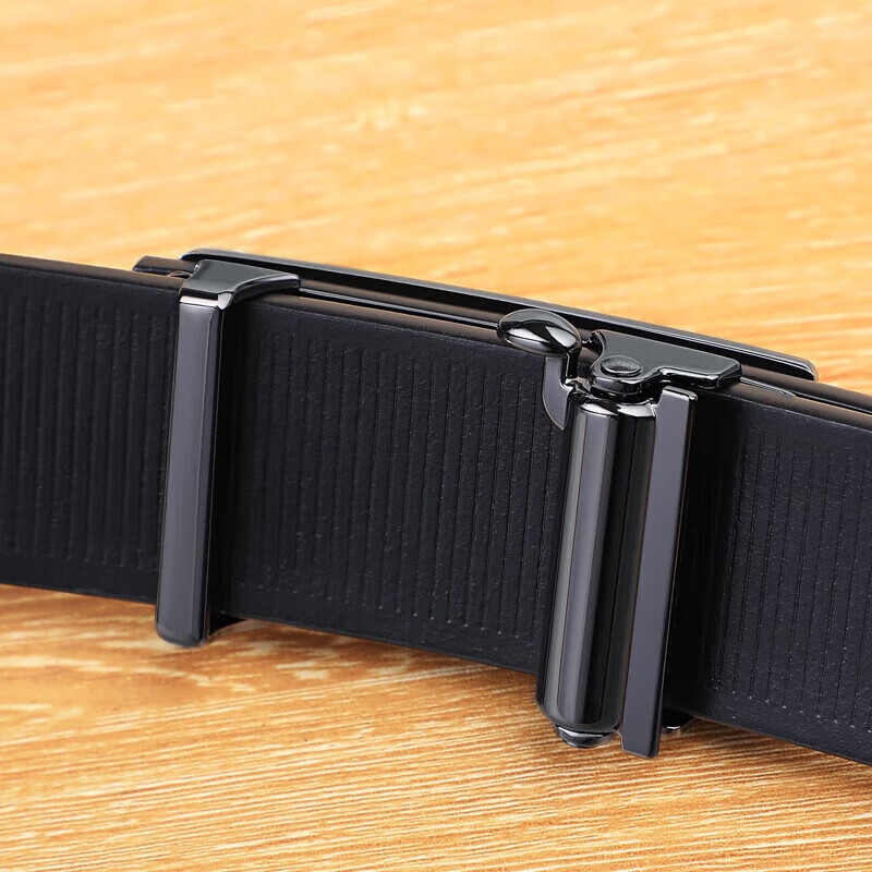 Viney Men's Belt, Top-Grain Leather Waistband, Light Luxury Automatic Buckle Trouser Belt, Birthday Gift for Boyfriend, Husband, Father, Or Dad