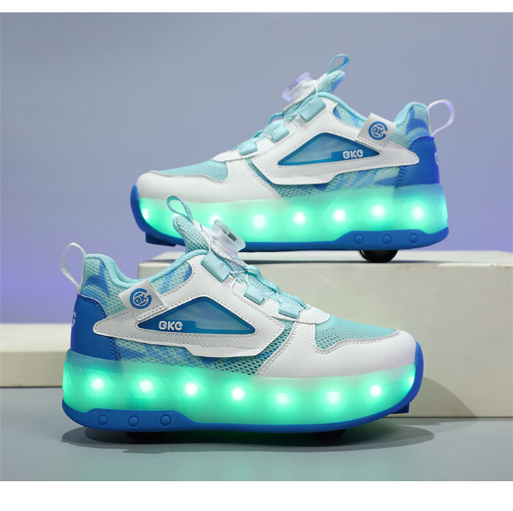 BKG Children's Running Shoes, Summer New Product, Single Mesh, for Boys And Girls Students, Breathable Sports Shoes, ZYQ24311-B16, White And Purple, Size 36 38
