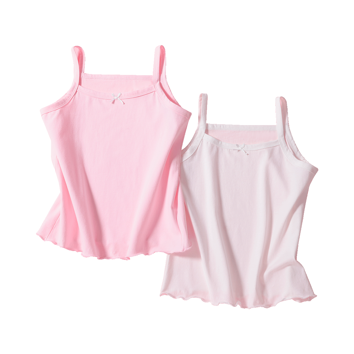 DEESHA Kids Girls Camisole Vest Underwear 2-Pack