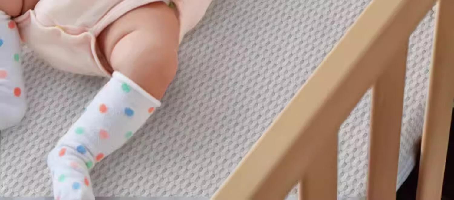 Boori Baby Washable Mattress Four Seasons Breathable Soft Pad Newborn 4D Mattress (with Oasis) 7