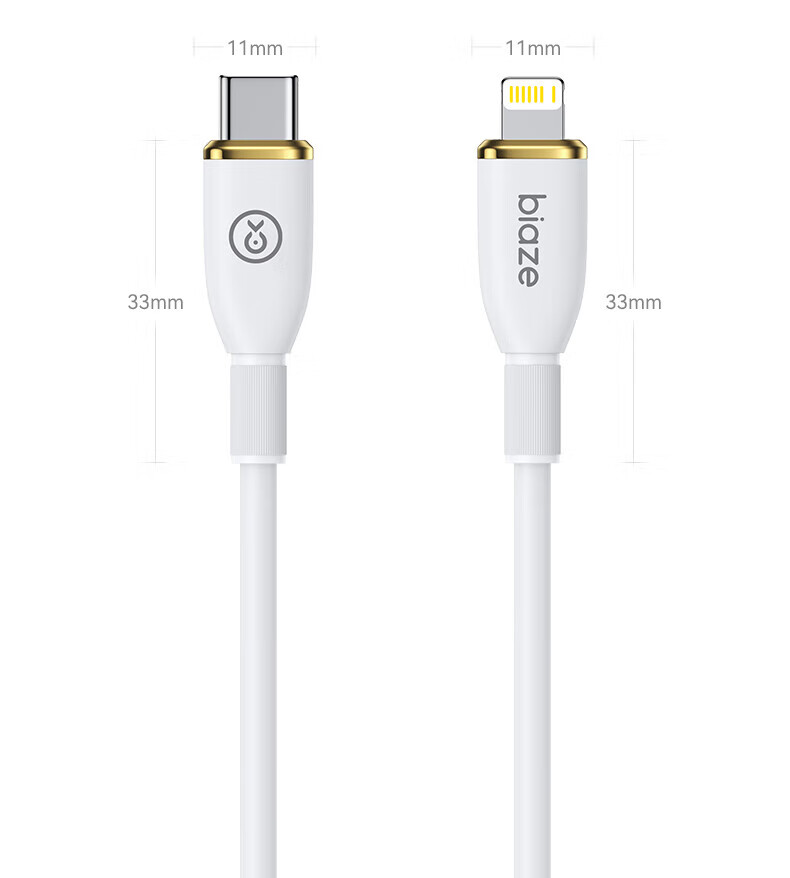 BIAZE, Suitable for Apple Charging Cable And Data Cable, PD30/20W Lightning Fast Charging Cable, for IPhone14/13promax/12/11/xs, Type-C Fast Charging Cable, 1.2 Meters 10