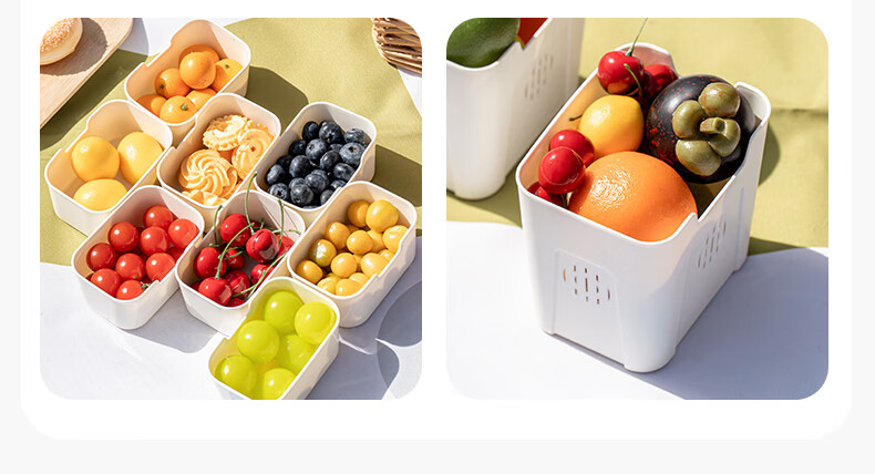 Citylong Pet Fresh-Keeping Box Portable Handheld Large Capacity Food-Grade Outdoor Camping Picnic Box with Eight Compartments 1