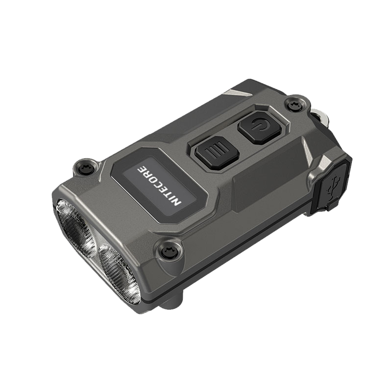 NITECORE TINI3 Shadow Gray Outdoor Keychain Light Multi-Color Temperature Smart EDC Portable Mini Flashlight