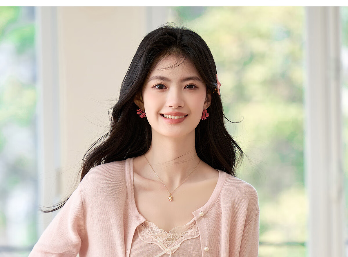 PinCai Knitted Cardigan for Women, Lace Design Inner Vest Two-Piece Set, Thin Knit Outer Jacket P52Z074 56