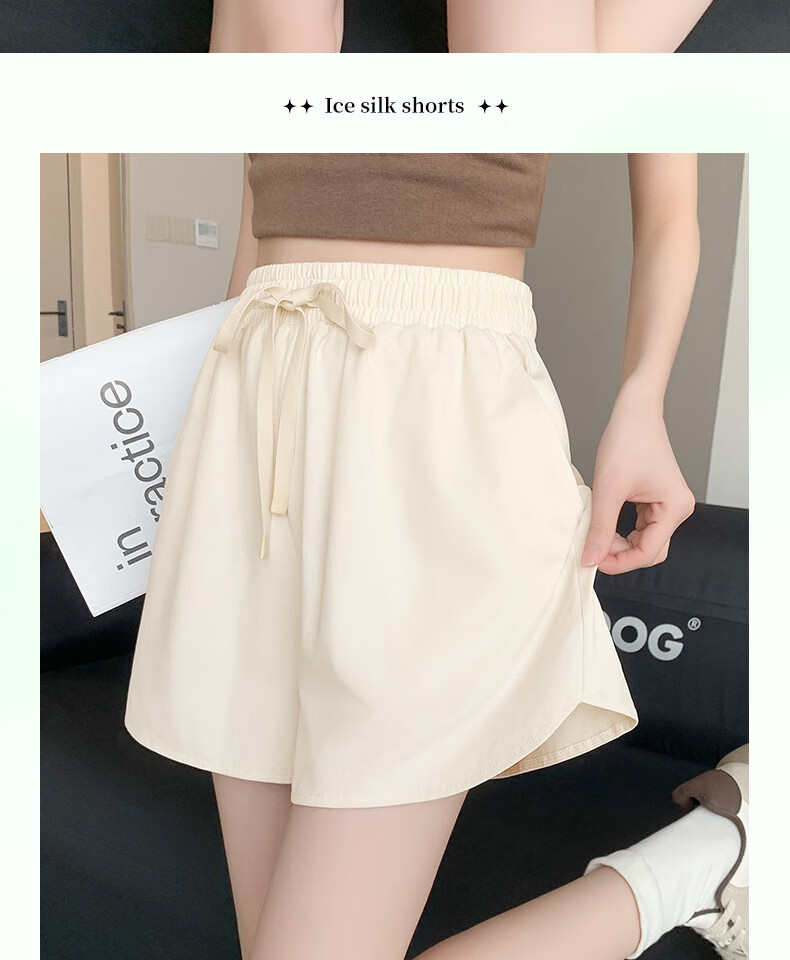 Warrior Women's Sports Shorts Summer 2026 New Loose Slim Outdoor Ice Silk Quick-Dry Antibacterial Five-Point Pants 18