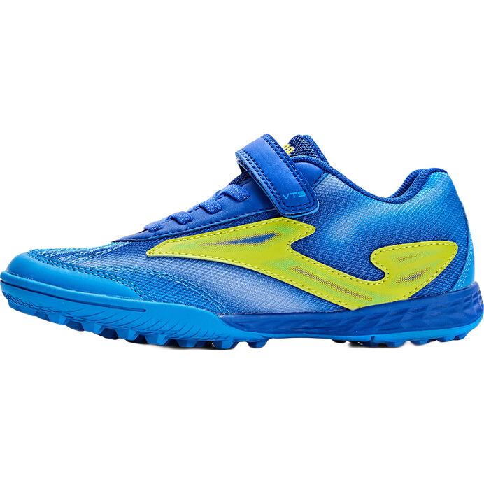 JOMA Soccer Shoes TF Turf Cleats for Youth And Children, Non-Slip Wear-Resistant Breathable Football Training Shoes, Blue, Size 34