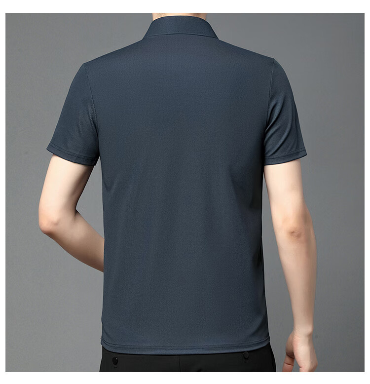 Pierre Cardin Men's Summer High-Quality Stretch Breathable Short Sleeve Business Polo Shirt Base Layer Clothing Beige XL 8