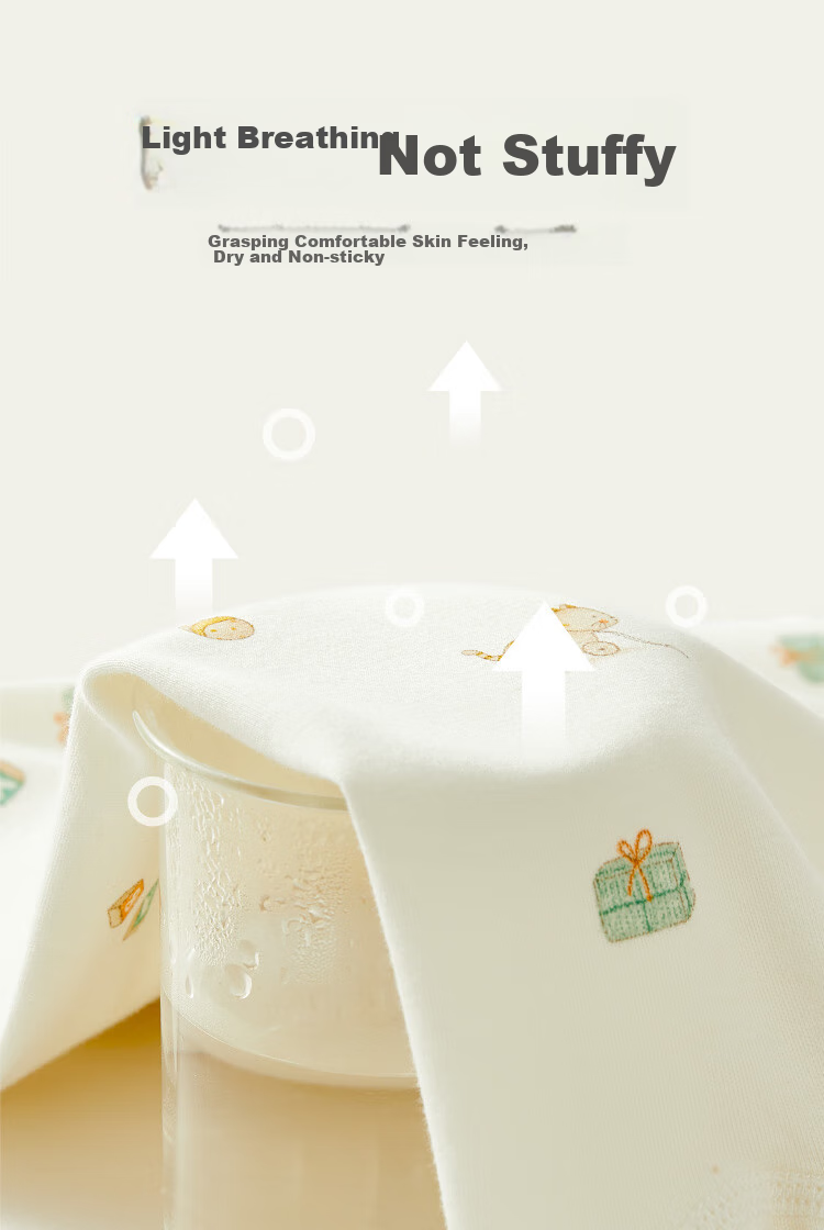 Wismorni Newborn Onesie, Spring And Autumn Baby Clothes, Pure Cotton Seamless Infant Long-Sleeve Triangle Romper Bodysuit 4